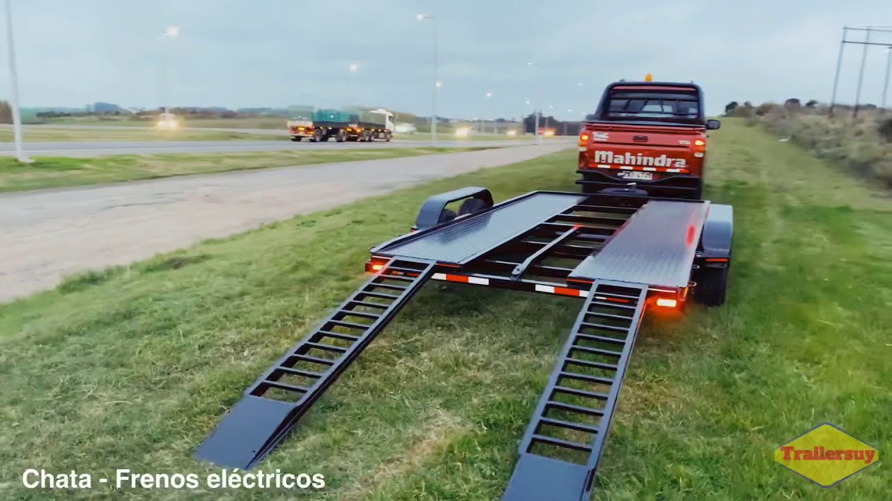 Remolque Trailer para autos y camionetas trocas con frenos eléctricos - Trailer CHATA / TRAILERSUY