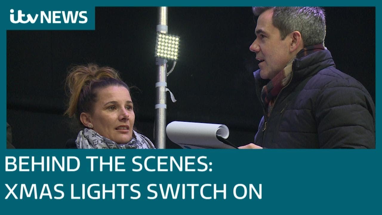 Behind the scenes with ITV News Central at a live television broadcast in Leicester