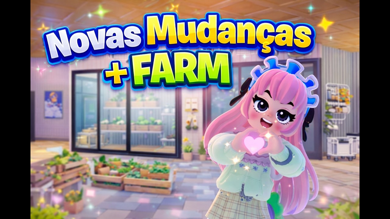 🏡 NOVAS MUDANÇAS NA MINHA CASA + FARM TRANQUILO / HEARTOPIA