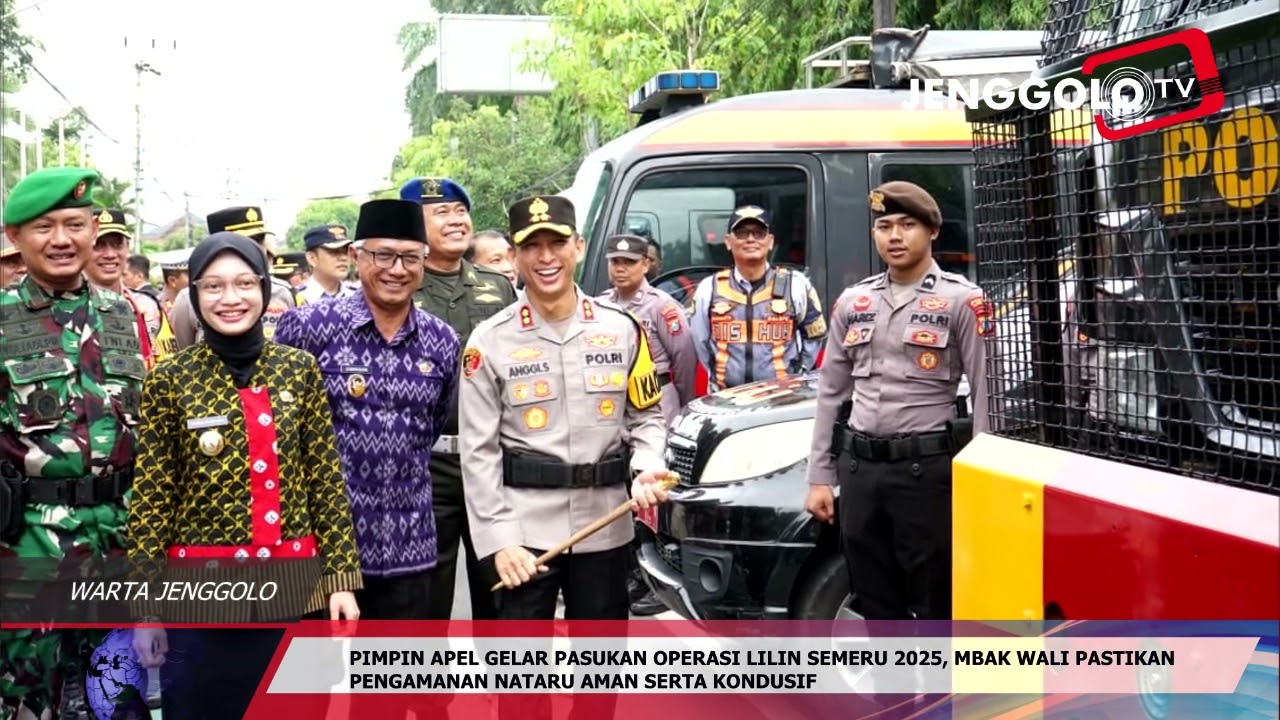 PIMPIN APEL GELAR PASUKAN OPERASI LILIN SEMERU 2025, MBAK WALI PASTIKAN PENGAMANAN NATARU AMAN