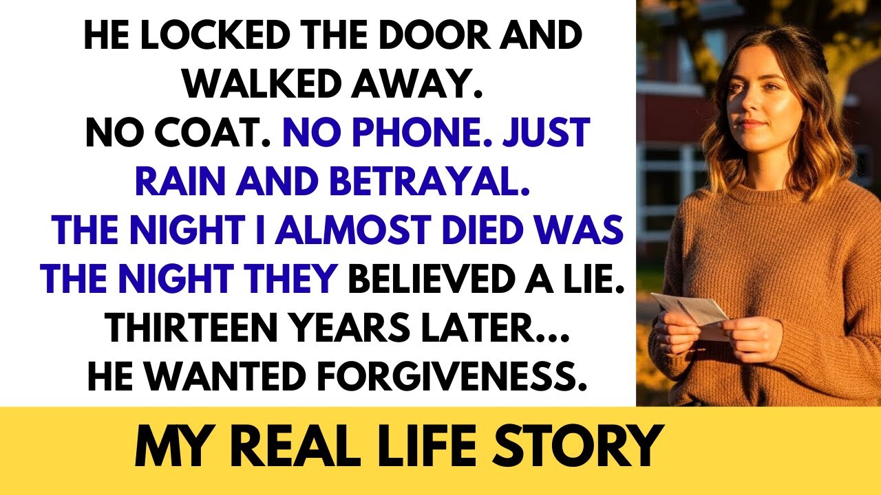 MY FATHER THREW ME OUT IN A STORM AT 15… 13 YEARS LATER HE BEGGED TO SEE ME #revengestory