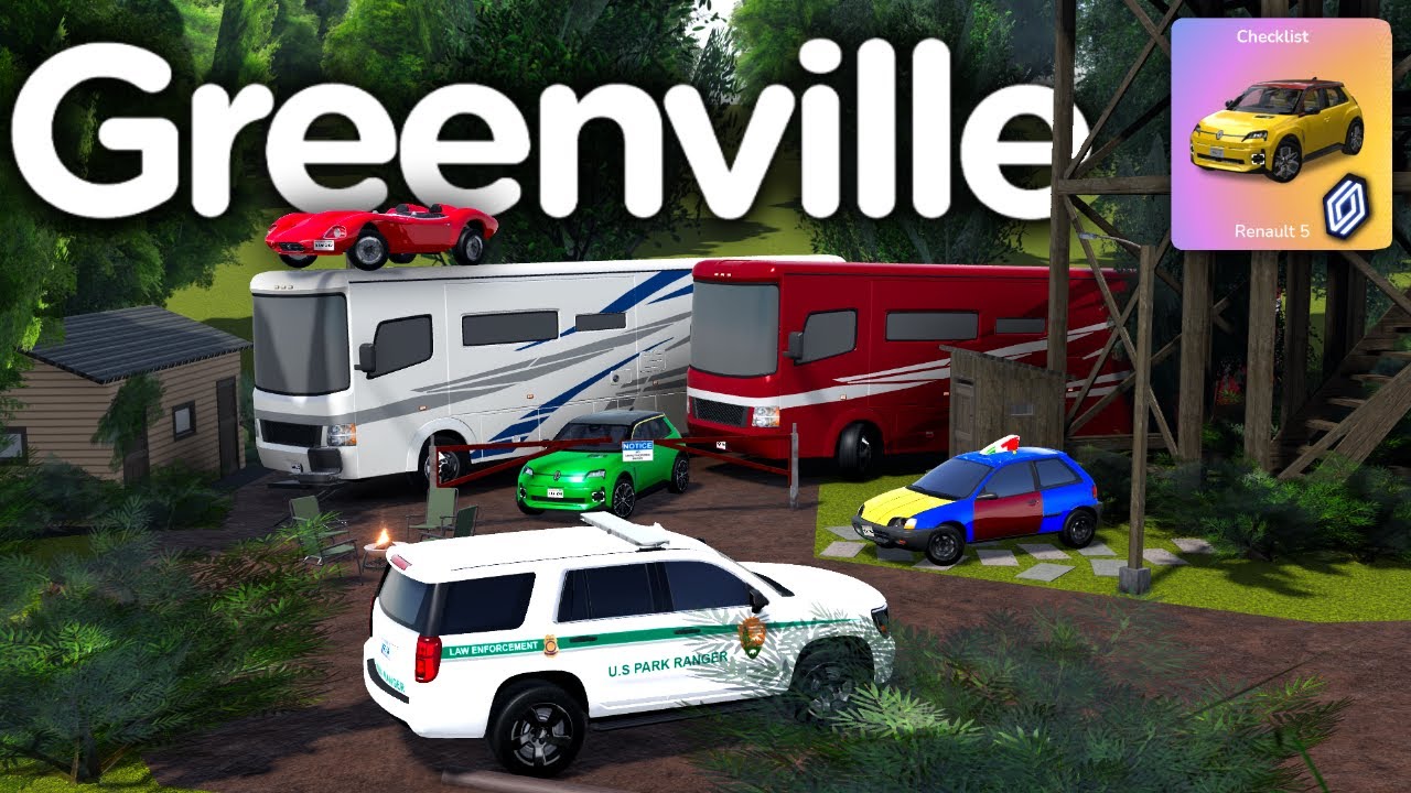 NEW CAMPSITE, LICENSED RENAULT CAR SPONSOR, RV, DOT UPDATES, CODE, & MUCH MORE! - Roblox Greenville
