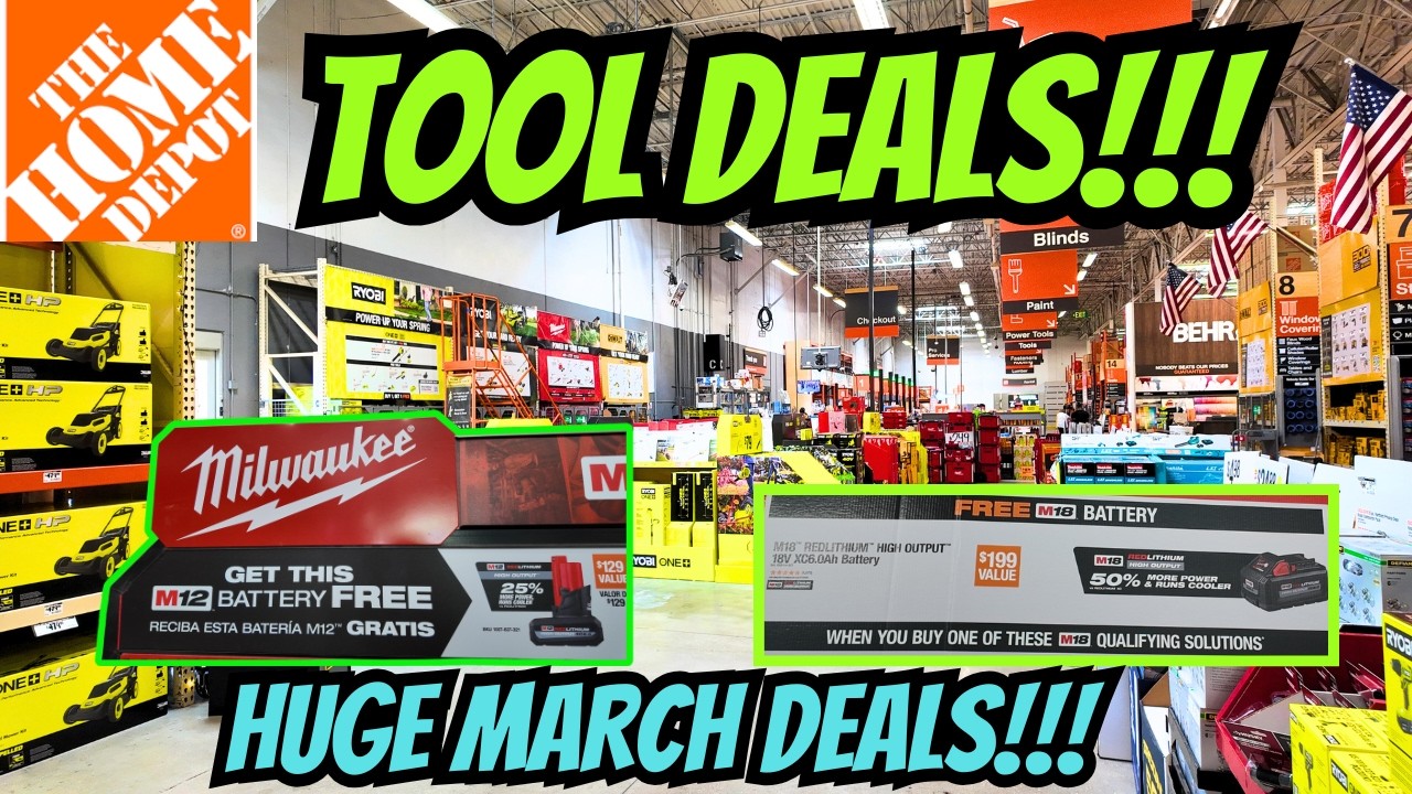 Best Home Depot Tool Deals Right Now In March For Milwaukee, DeWalt, Ryobi, Ridgid