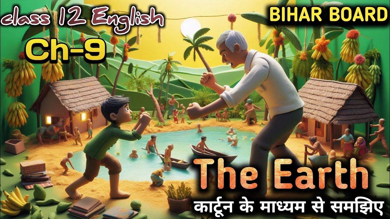 The Earth animation video| bihar board class 12 English chapter 9 the earth explanation | h.e.bates|