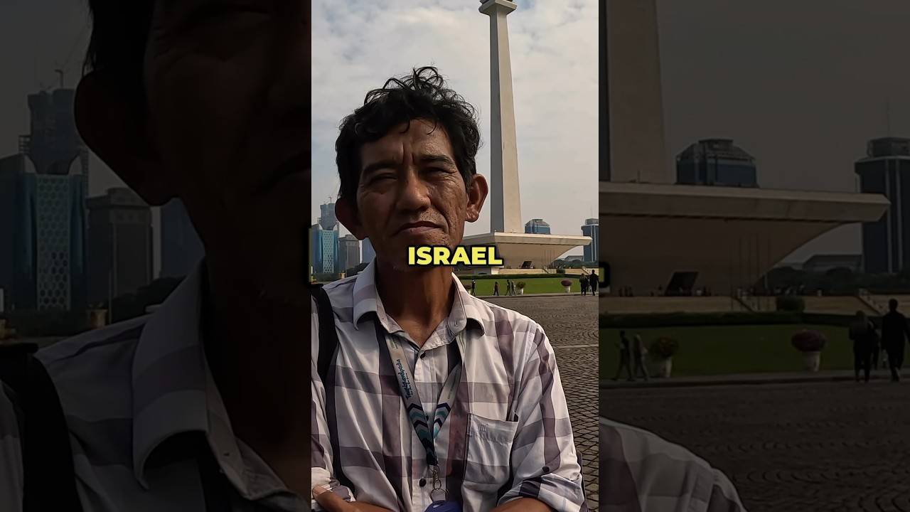 🇮🇩🇮🇱Israeli asks about support for Palestine in Indonesia #israel #indonesia #palestine #travel
