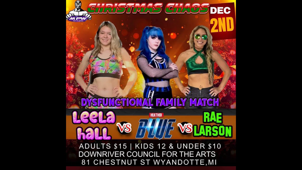 Leela Hall vs Heather Blue vs Rae Larson - Number 1 Contenders Match
