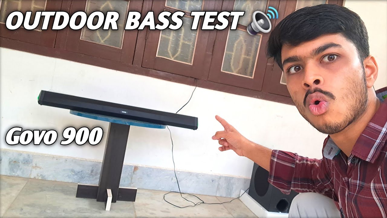 GOVO Go Surround 900 Outdoor Sound Test 🔊 | Full Power & Bass Check 💥 |