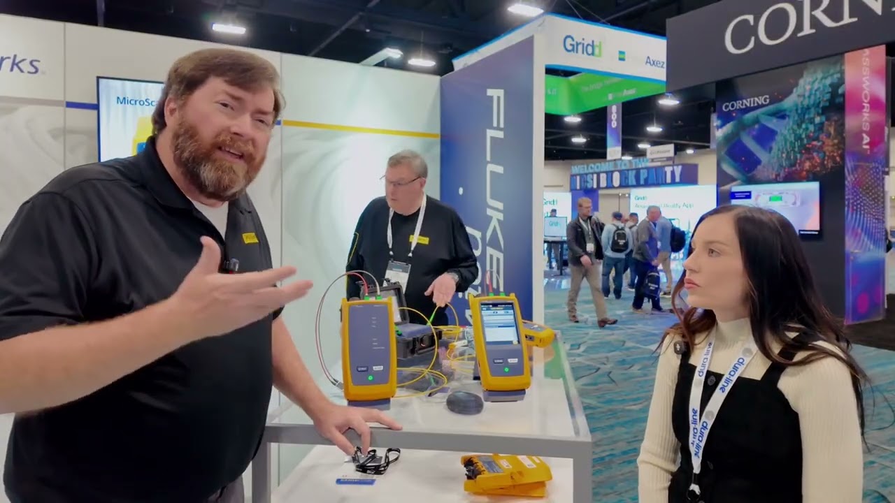 Fluke Networks Fiber Testing Interview | BICSI Booth Tour | NCS Series Ep. 2