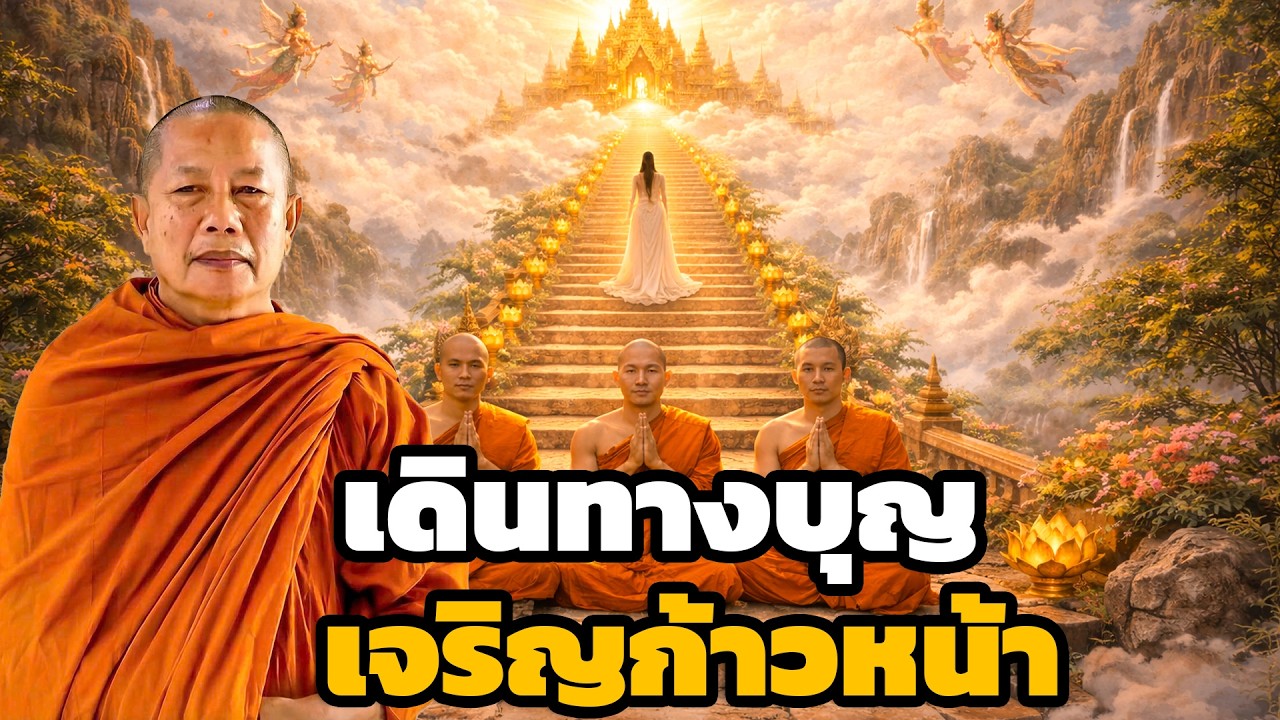 ทางบุญสู่ความเจริญ ธรรมะคลายทุกข์ พระมหาบุญช่วย ปัญญาวชิโร