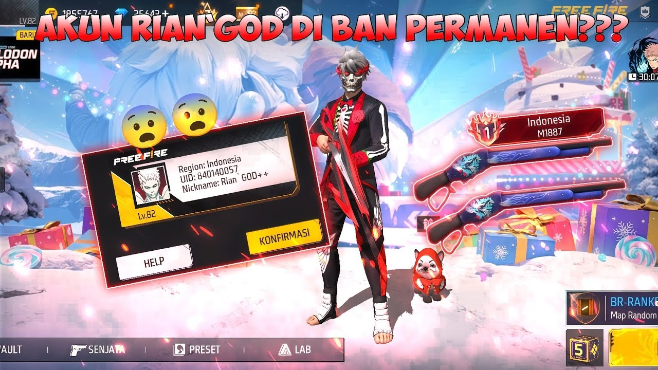 AKUN Rian`GOD DI BAN PERMANEN??? LIHAT SAMPAI AKHIR GUYSS!