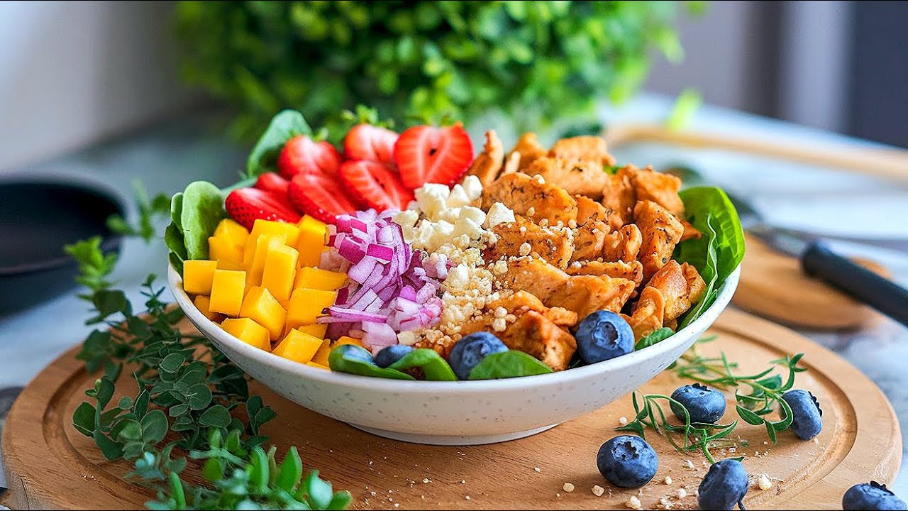 Ensalada Navide&ntilde;a Colorida y Saludable. &iexcl;EL PLATO ESTRELLA DE LA CENA!