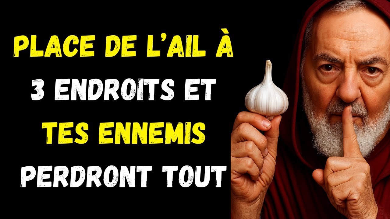3 Endroits Secrets Où l’Ail Attire la Richesse | Enseignements Bibliques Selon le Père Pio