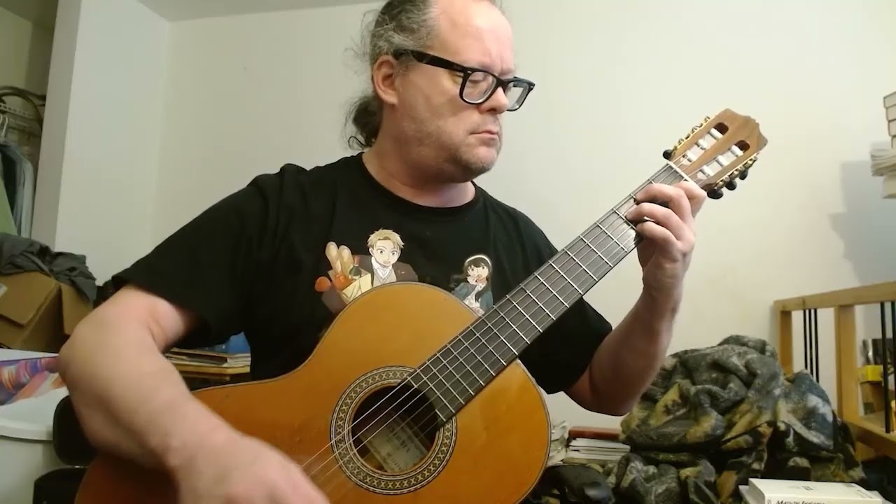 Pineapple Sonata for solo guitar on themes by Scott Joplin 1st movement