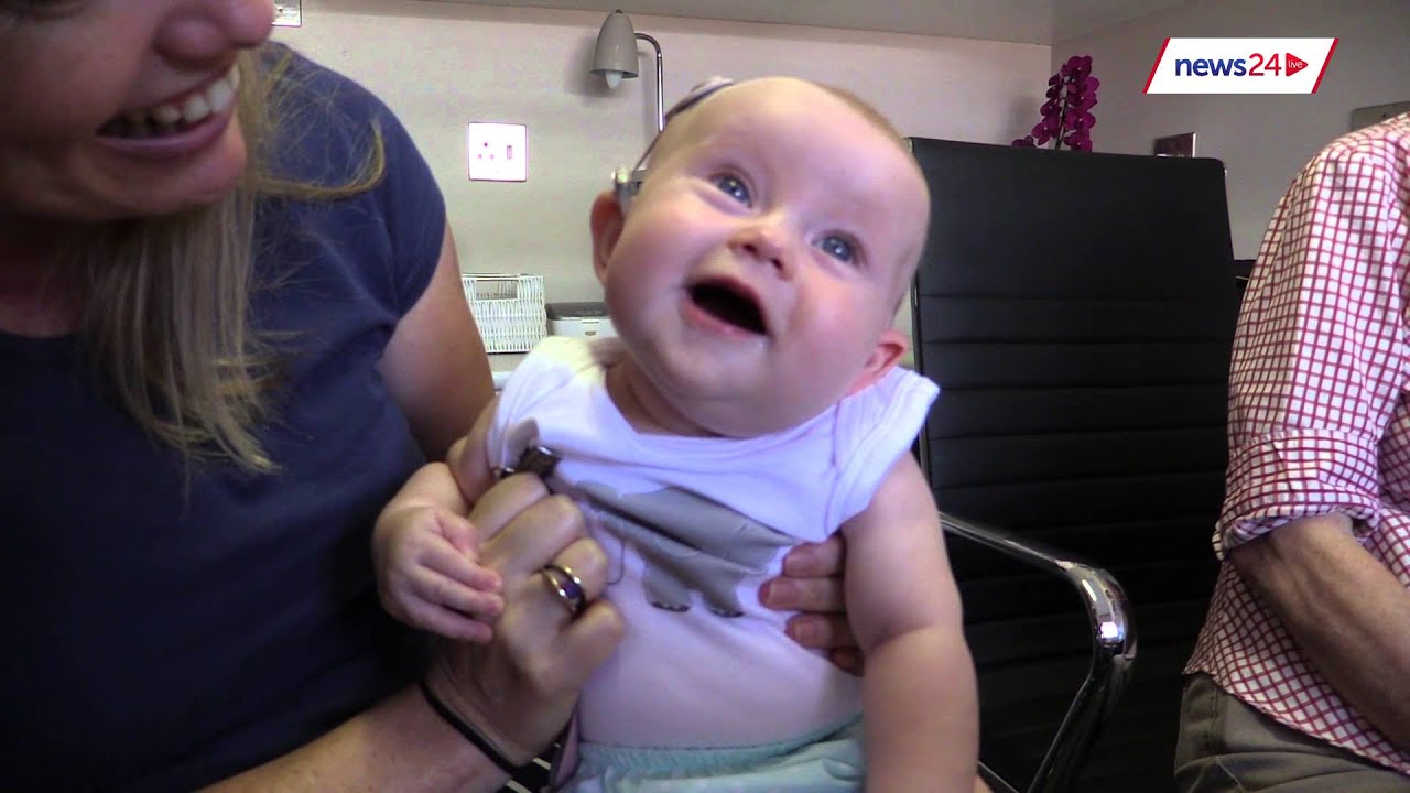 Watch the incredible moment a Cape Town baby hears for the first time