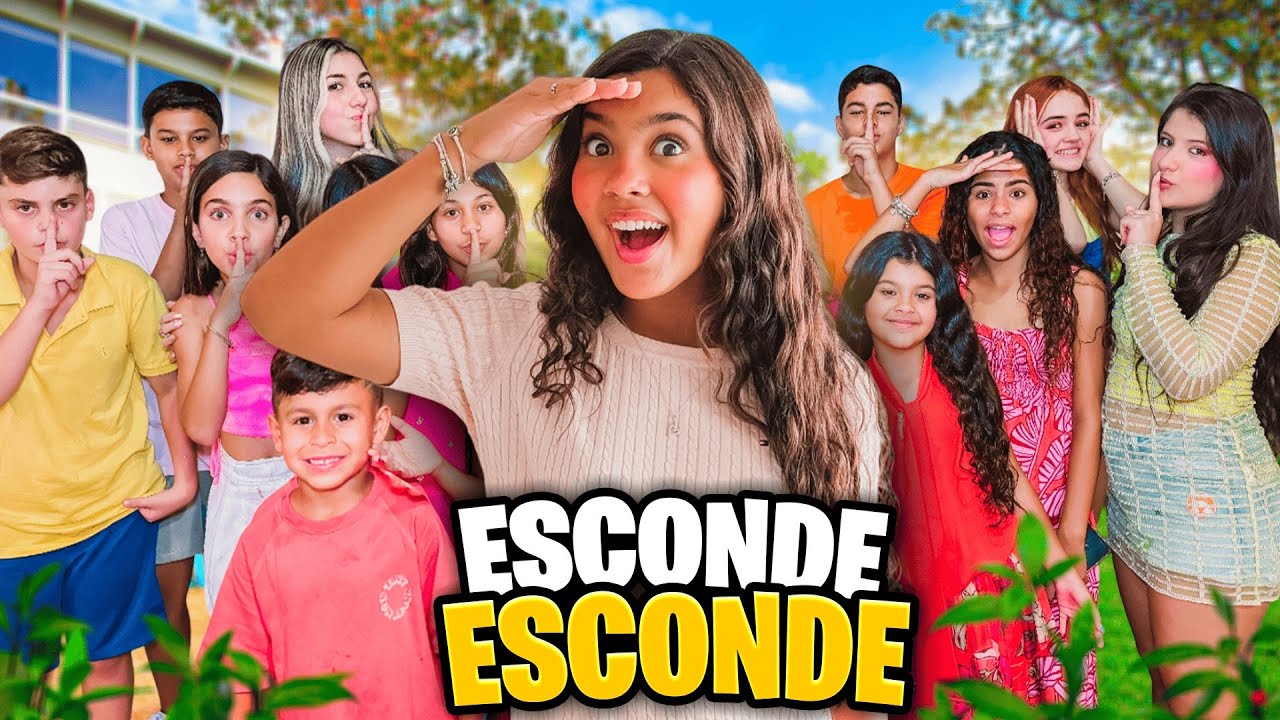 ESCONDE ESCONDE COM A CASA TODA LIBERADA !
