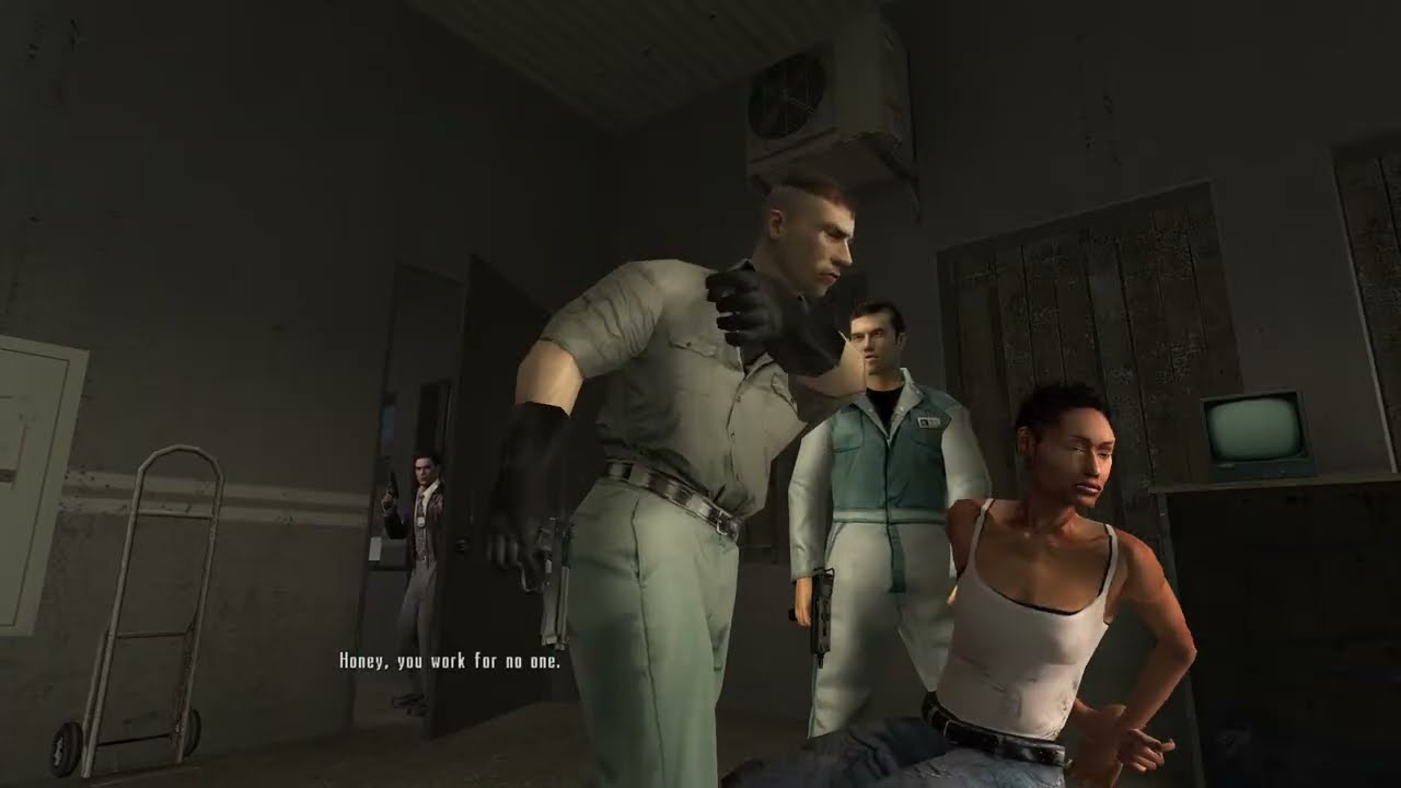 MAX PAYNE 2: The Fall of Max Payne (2003) #1 Max upadł i sobie głupi ryj rozwalił... i to na żywo.