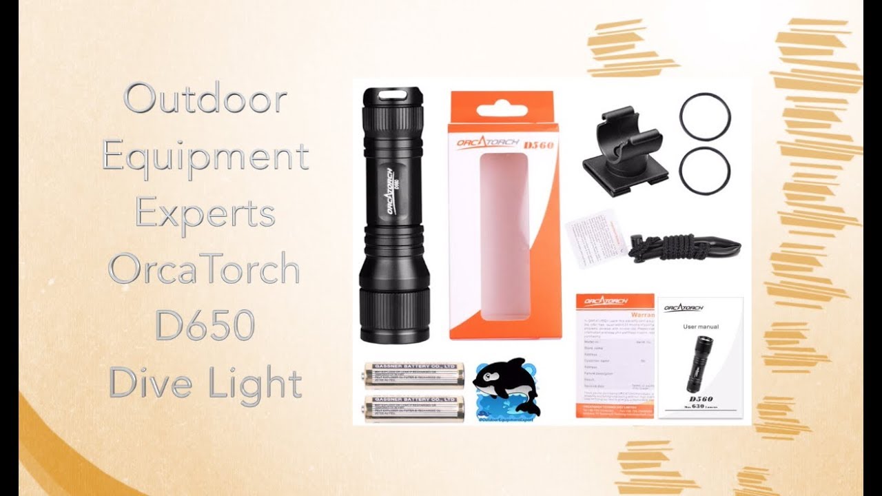 Product Review|OrcaTorch D560 Mini Scuba Dive Light