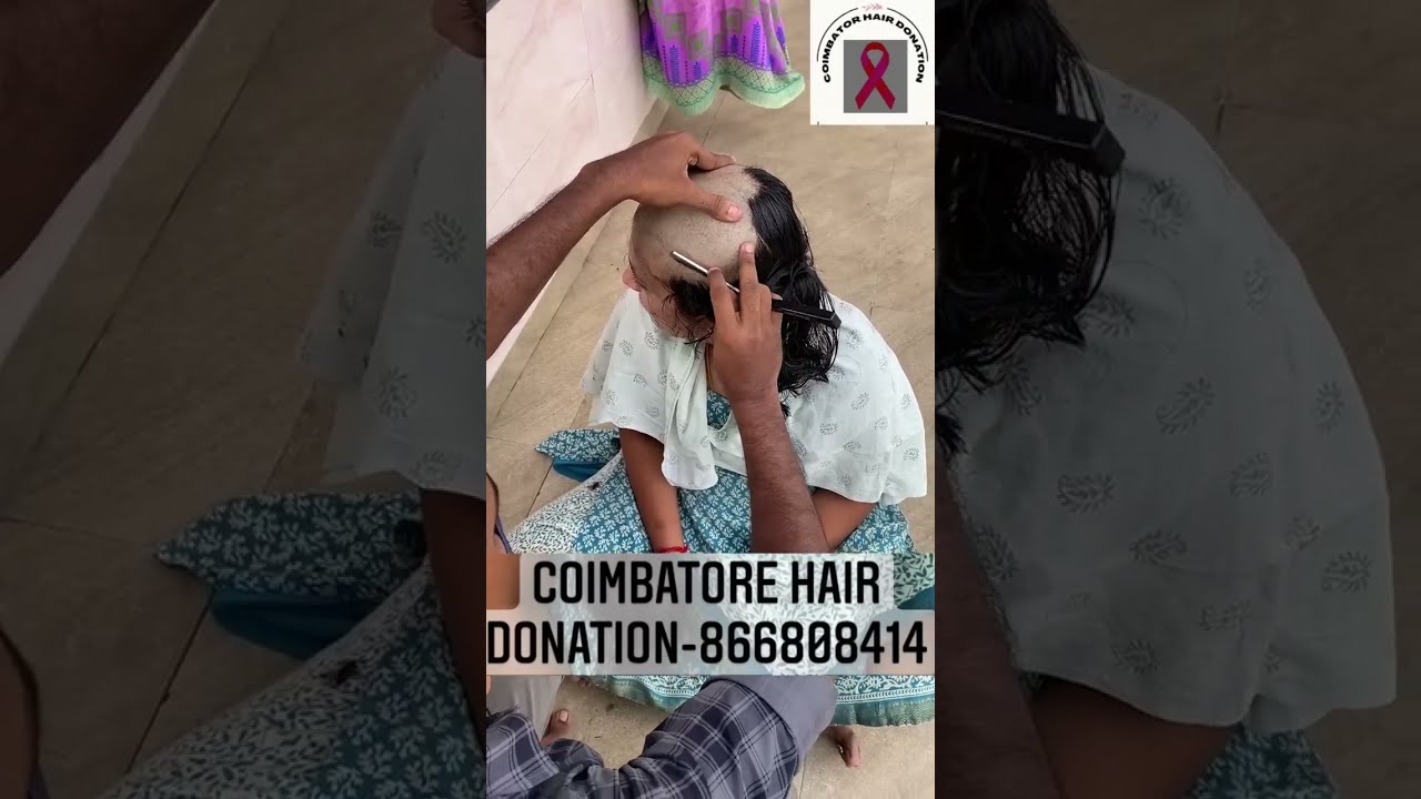 braided hair temple shave | Indian women head shave