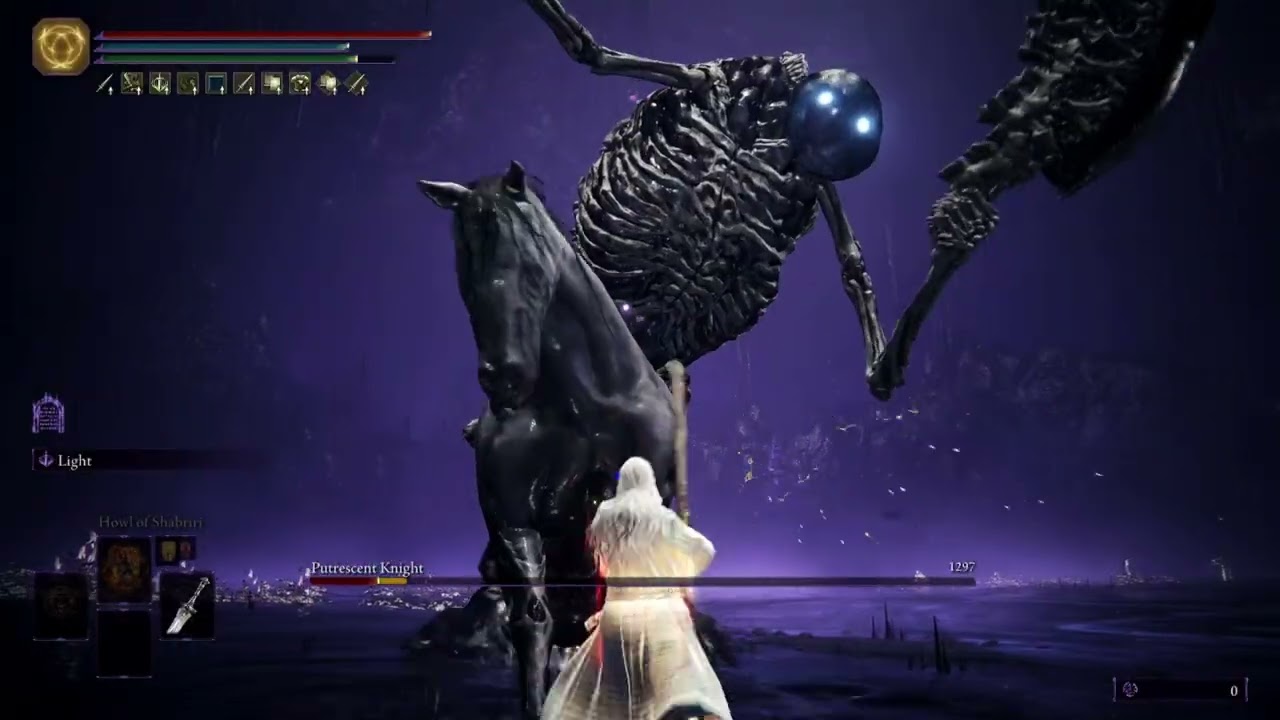 Putrescent Knight NG+2 No hit With Sword of Light | Elden Ring