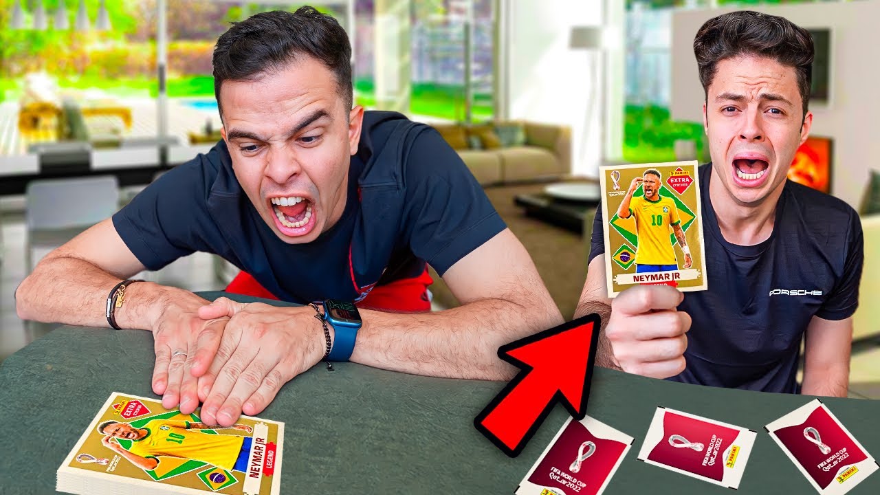RAPELAMOS TODAS AS FIGURINHAS DOS MEUS AMIGOS NO BAFO! (COPA 2022)