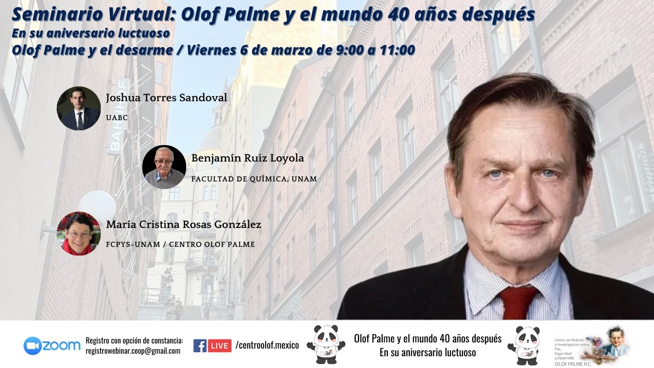 Olof Palme y el desarme