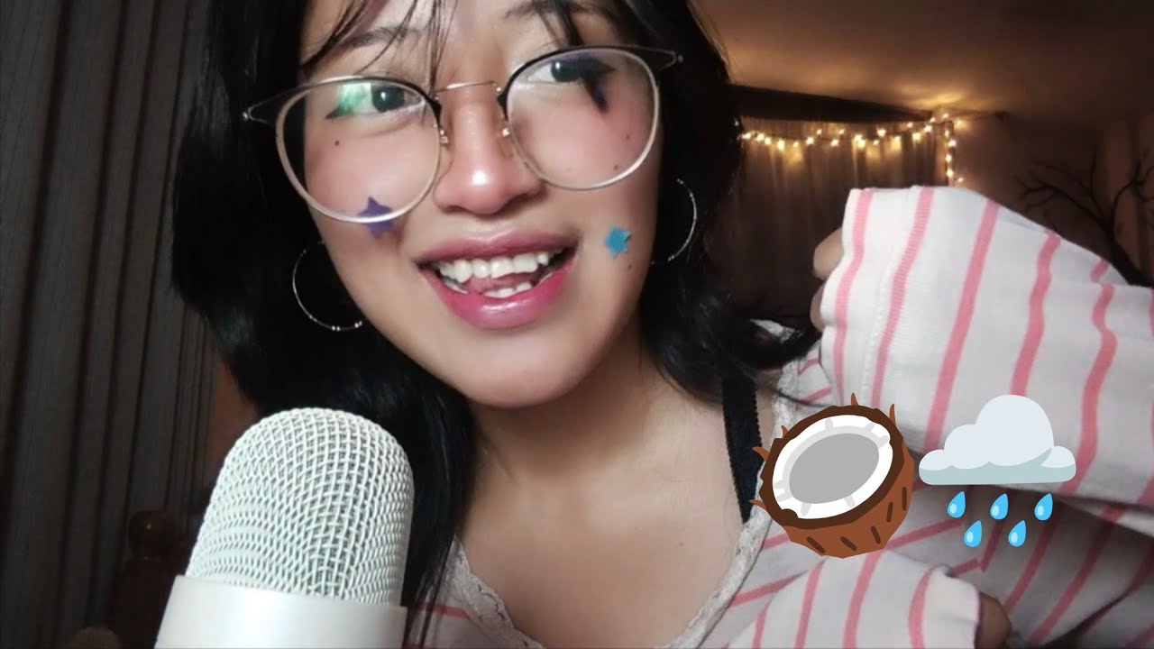 ASMR | Coconut rain 🥥🌧️ (primer y último intento) lol