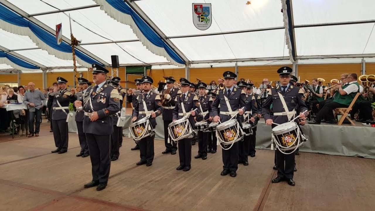 Tambourkorps 1904 Elsen/Fürth auf dem Jubiläum des Tambourcorps 