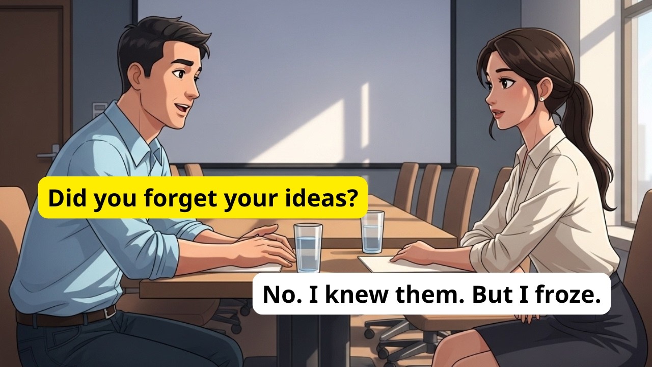 Stop Freezing When Speaking English (Use This 3-Step Trick) | English Slow #englishforbeginners