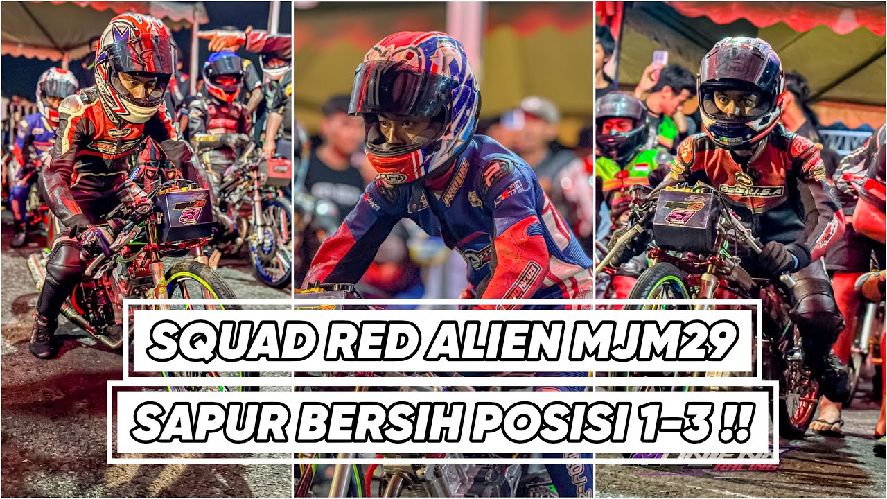 RED ALIEN MJM29 SAPU POSISI 1-3 ! HARIES TEMBUS 6,8 DETIK SENDIRI !