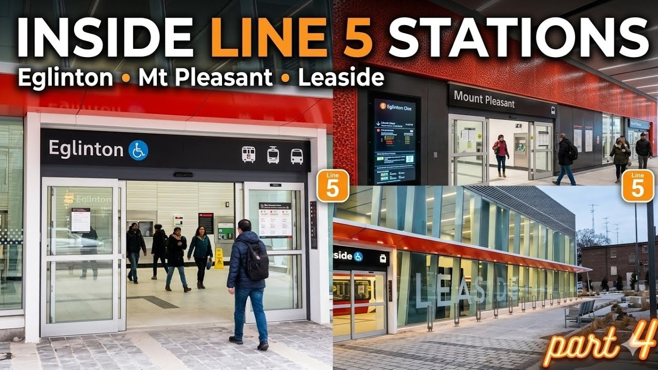 Inside Eglinton Line 5 Stations | Eglinton, Mount Pleasant & Leaside (part 4)