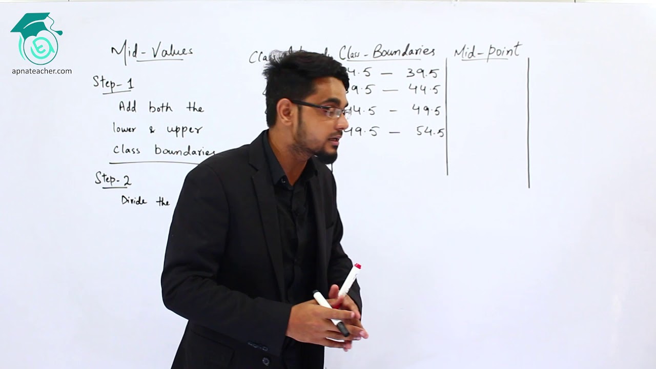 XII Statistics | Mid Value or Mid Point | Presentation of Data | Apna Teacher