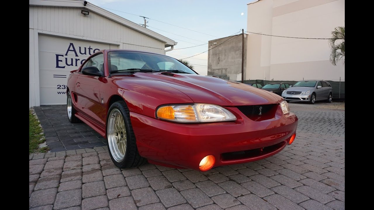 *SOLD* This 1996 Ford Mustang SVT Cobra Brought Back The Fight To Chevy In the Pony Car Wars *SOLD*