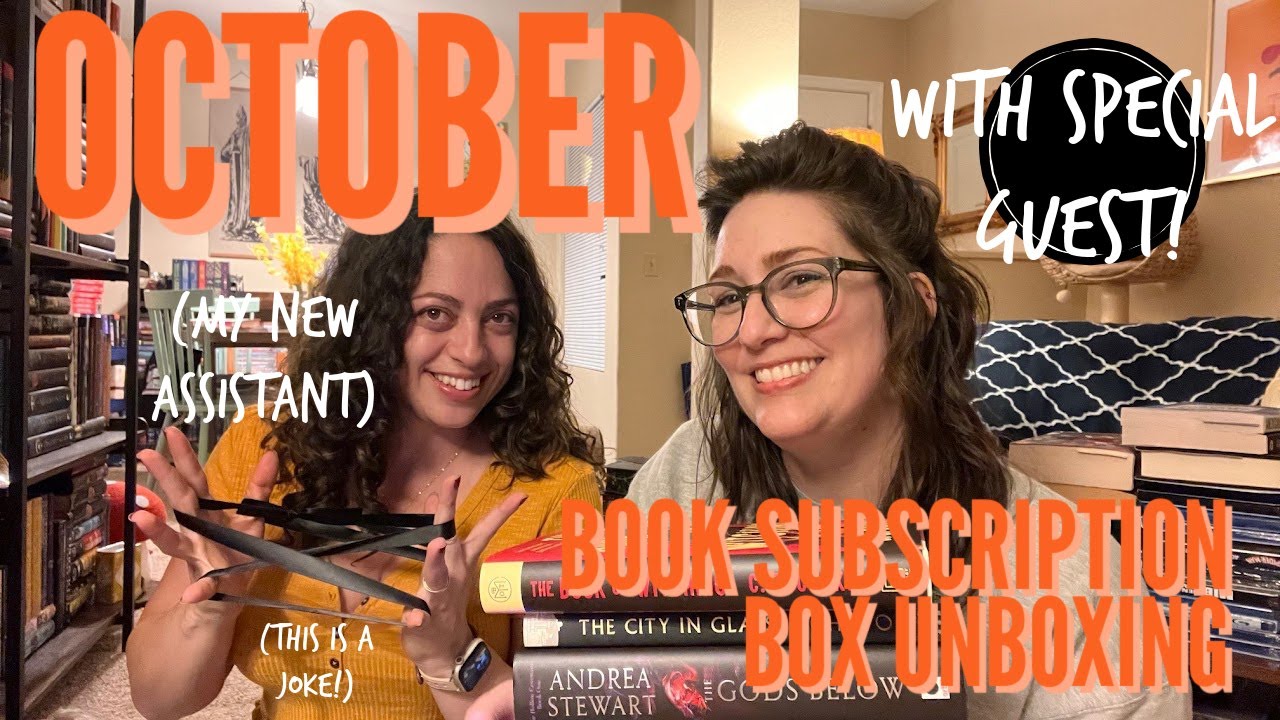 October Book Subscription Box Unboxing 🕴️🪽 🏰