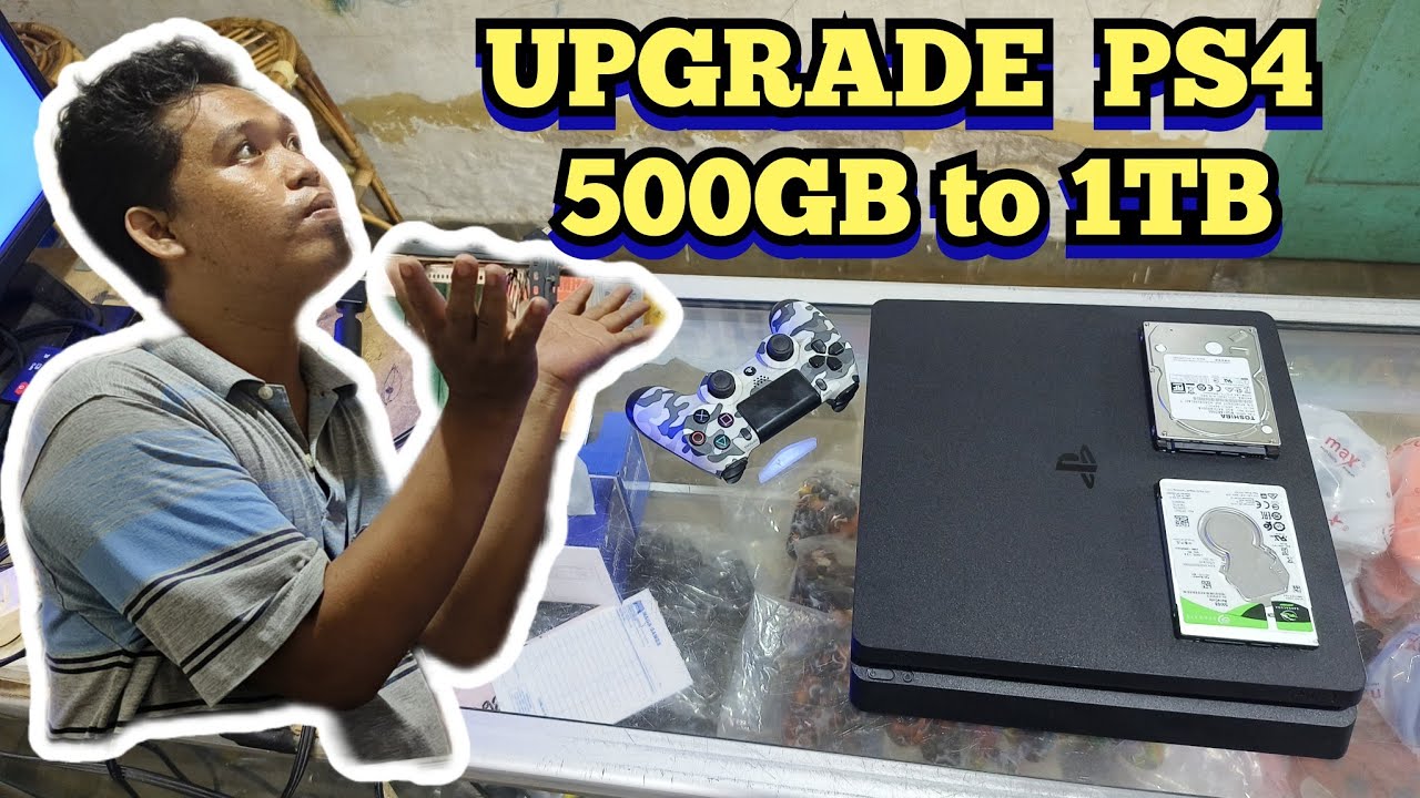 UPGRADE HARDISK PS4 500GB MENJADI 1TB