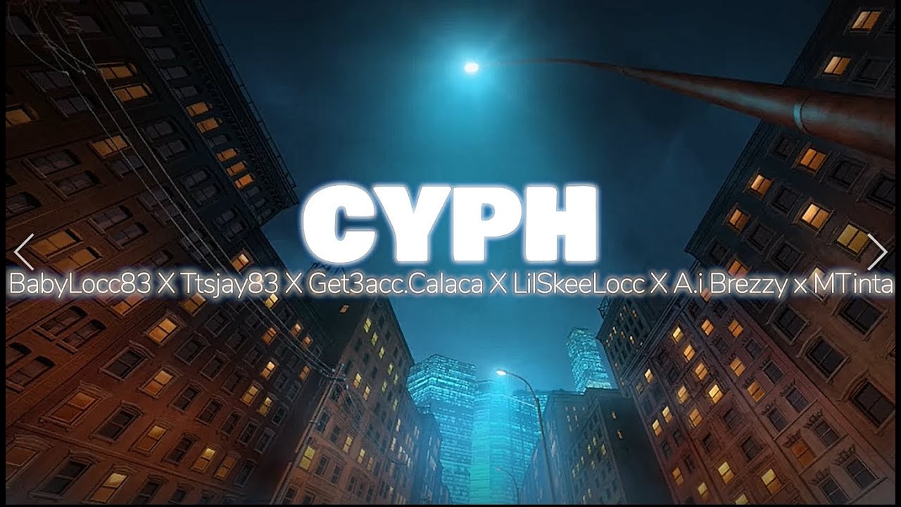 Babylocc83 X Ttsjay83 X Get3acc.Calaca X A.i Brezzy X Lilskeelocc X MTinta - Cyph  [Visualizer]