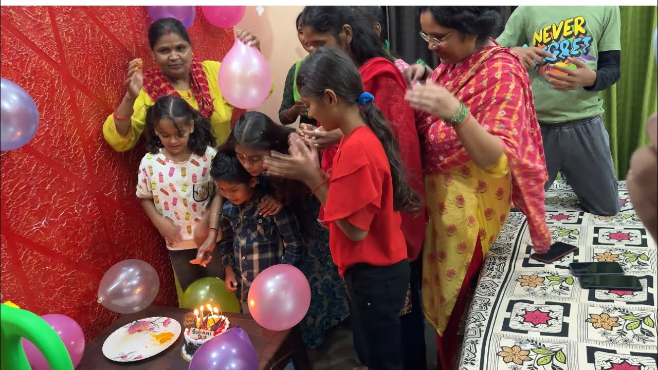 Suhani bua ke Birthday pe Dadi aur Ayaan ne Surprise Party Di 😘❤️🎉 #happybirthday #celebration