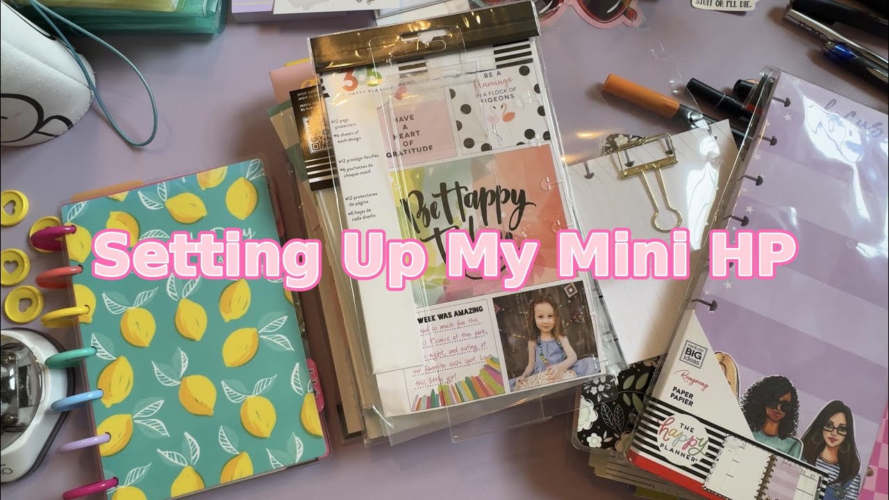 Создание/настройка моего мини-планера Happy Planner