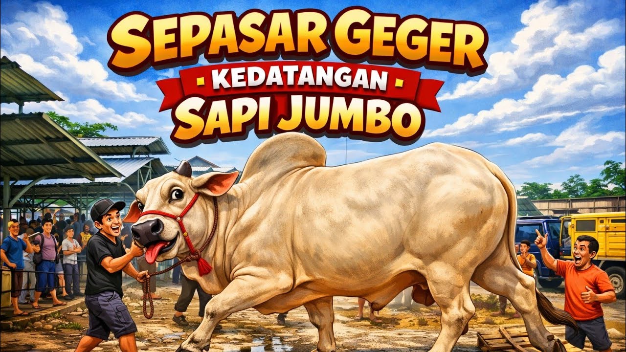 💥SAPI JUMBO BIKIN GEGER DI PASAR💥