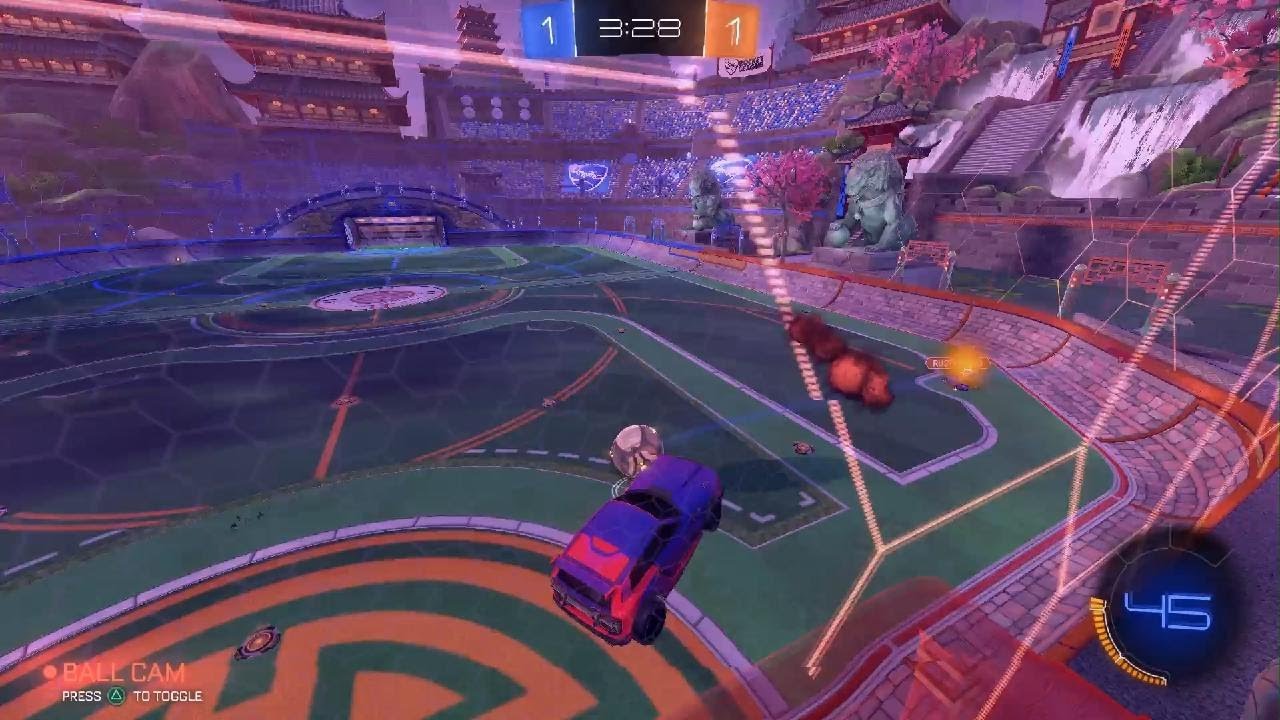 GOING AGAINST A TOXIC TEAM IN ROCKET LEAGUE.
