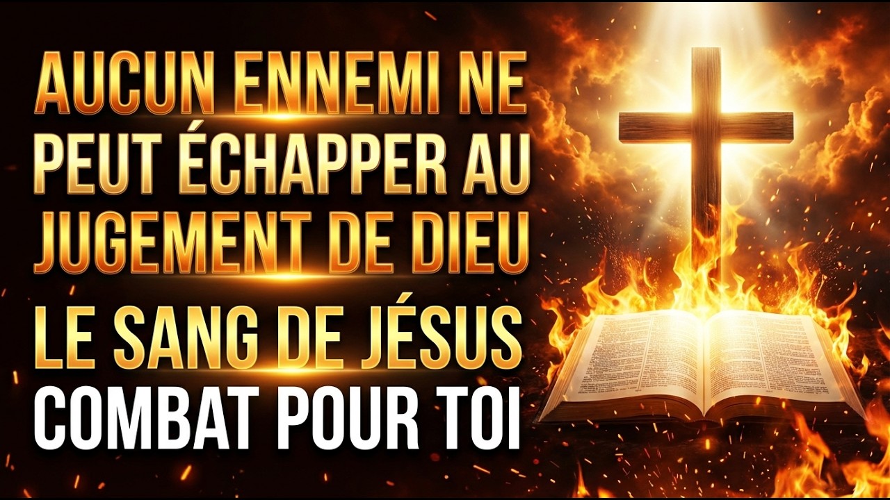 Aucun ennemi ne peut échapper au jugement de Dieu ⚠️ Le Sang de Jésus combat pour toi