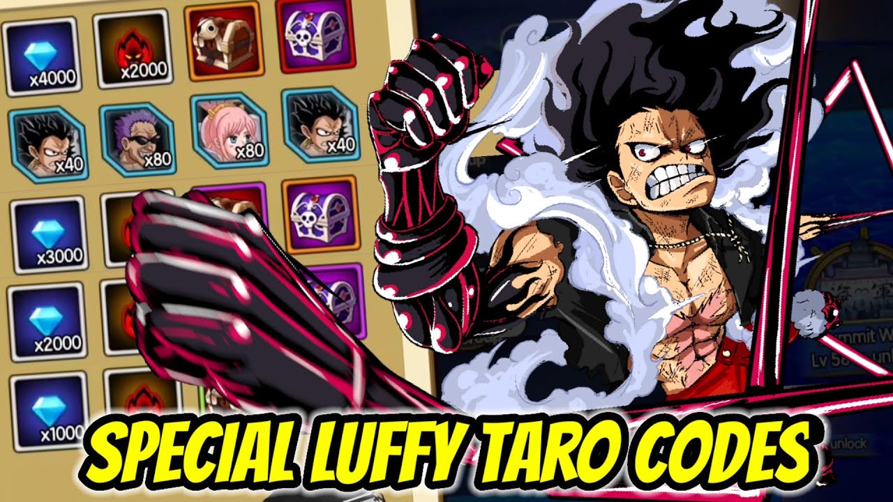 Have to Fast !! Special Luffy Taro 4 Codes Sunny Pirates Going Merry