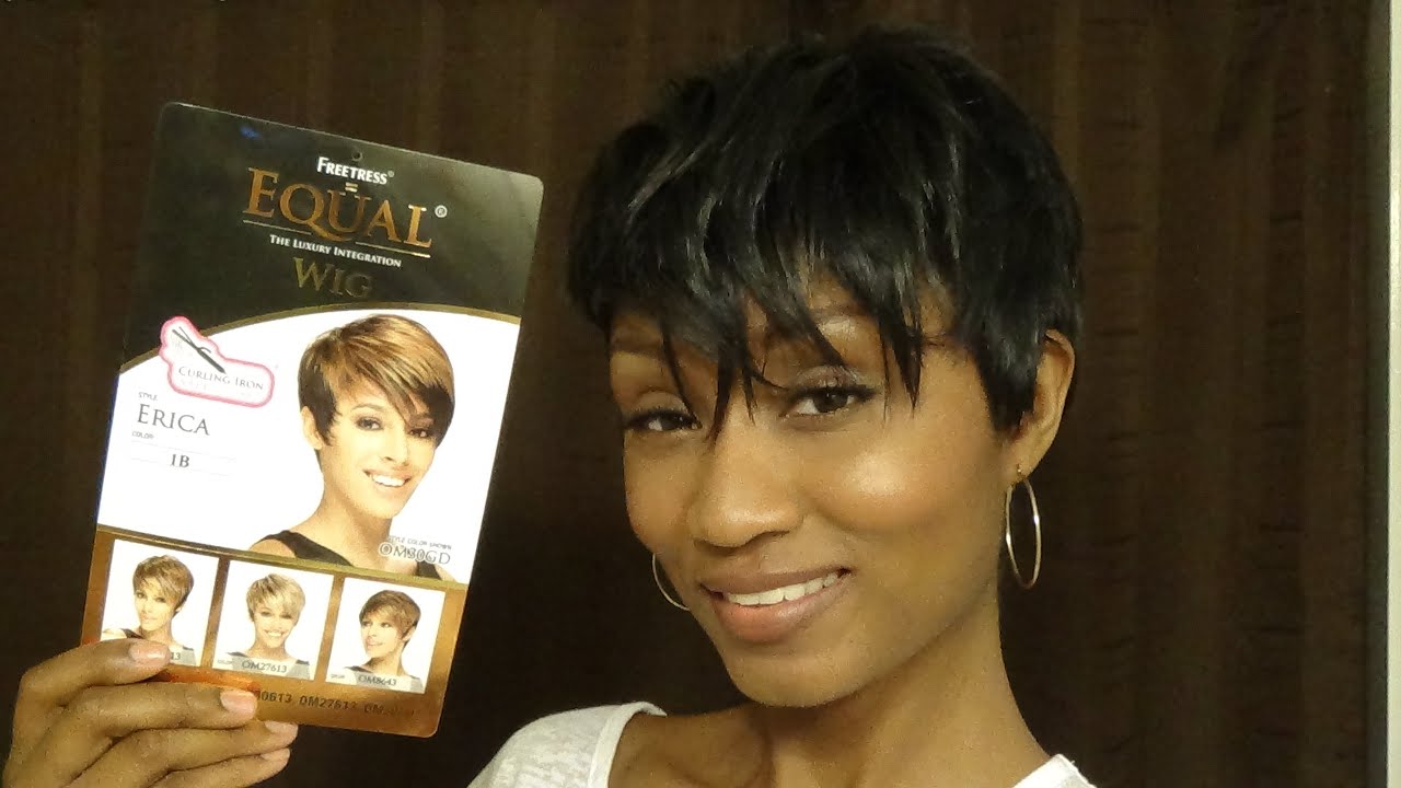 Edgy short summer wig! Freetress Erica Review!
