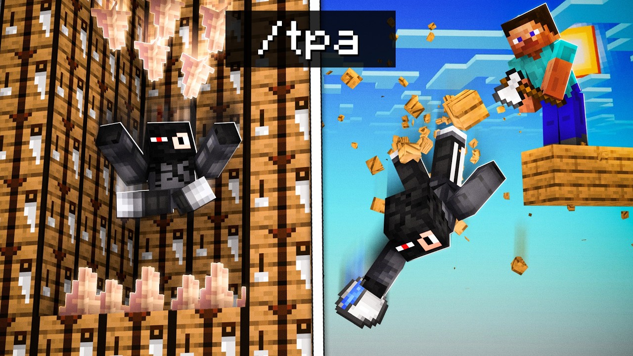Teleportuję Się Do GRACZY Dop&oacute;ki Nie ZGINĘ na LifeSteal SMP...