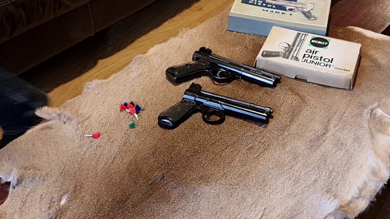 Webley Pistols and Dart shooting