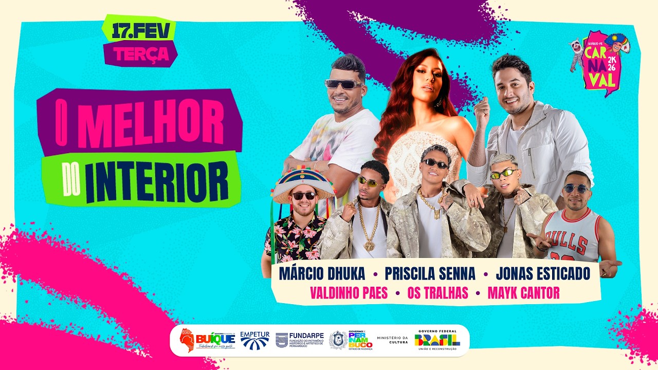 🔴5° DIA | CARNAVAL DE BUÍQUE/PE - O MELHOR DO INTERIOR | AO VIVO