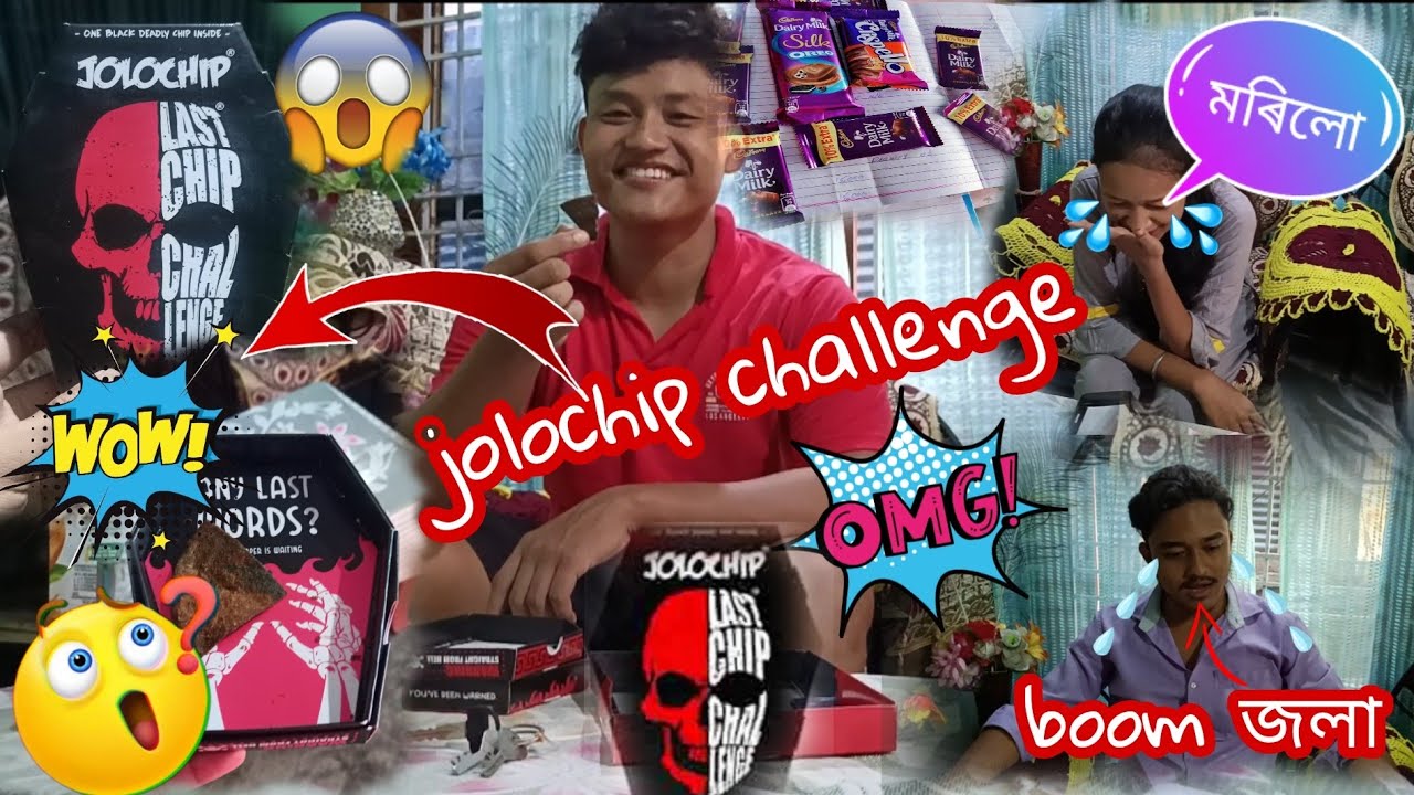World's hottest Jolochip challenge/ jolochip eating challenge/challenge with jolochip 😱😱