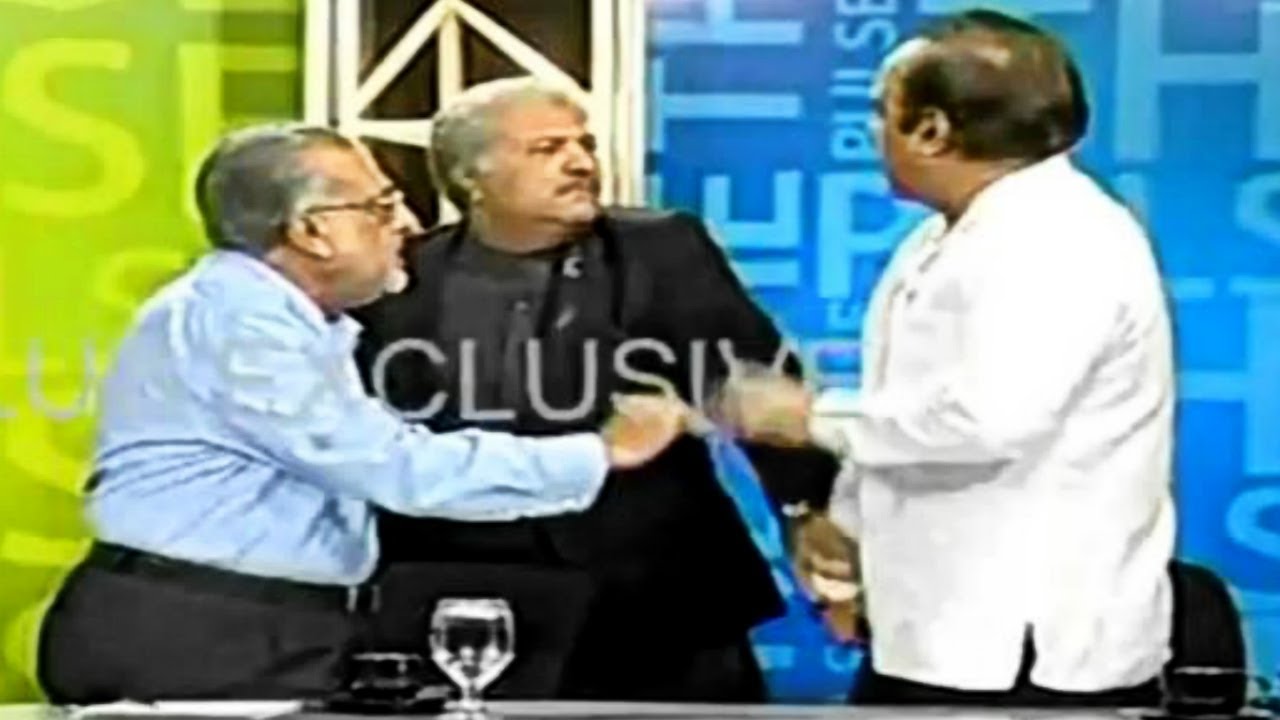 Pakistani Politicians Fight On Live TV