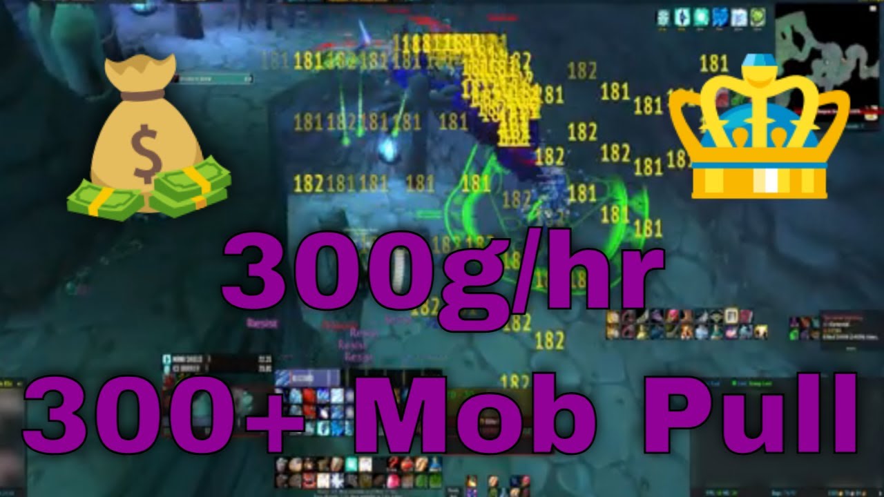 Mara 300+ Mob 1 Pull - 300g/hr Gold Farm! [WoW Classic]