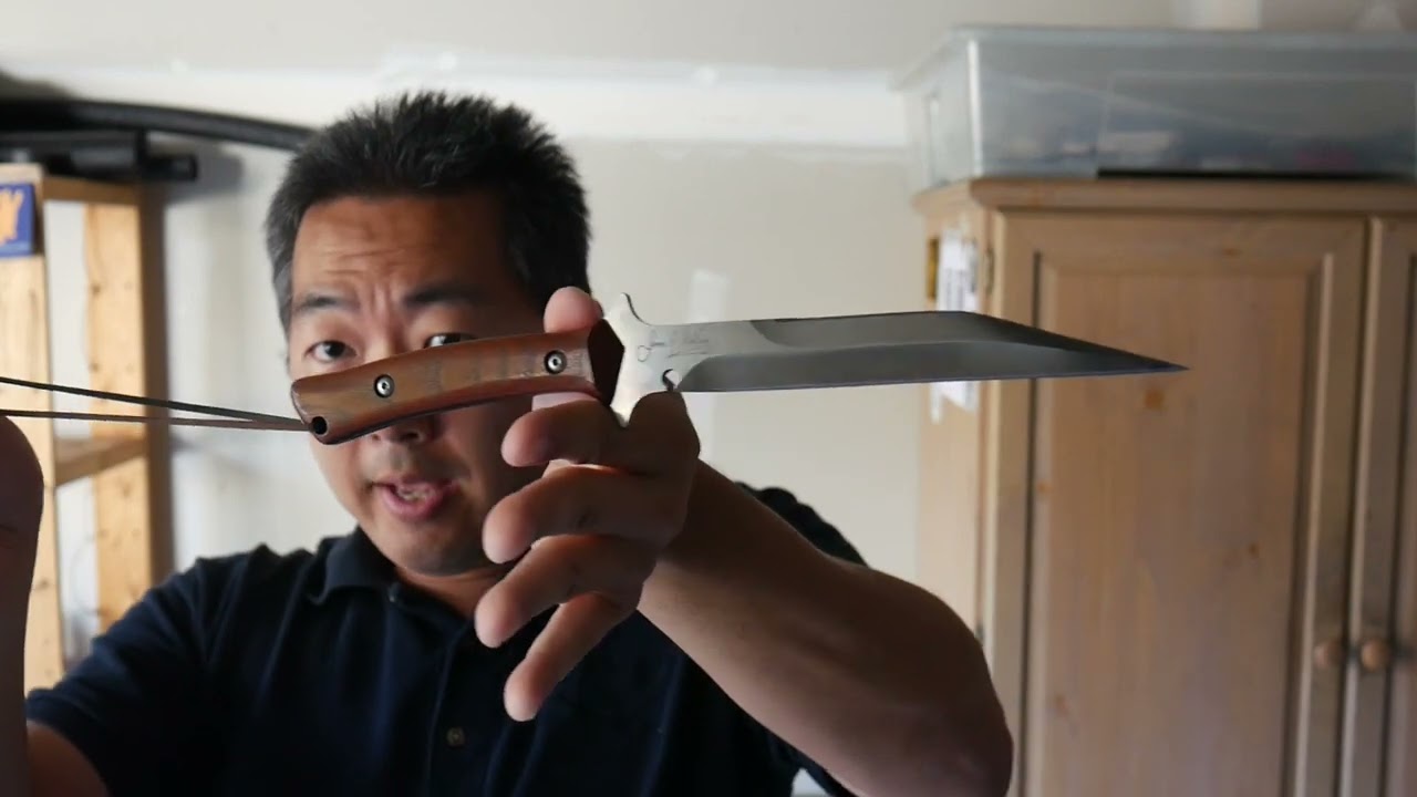 Blade Review Custom Master At Arms James A. Keating's Comtech Straight Shot Fighting Knife