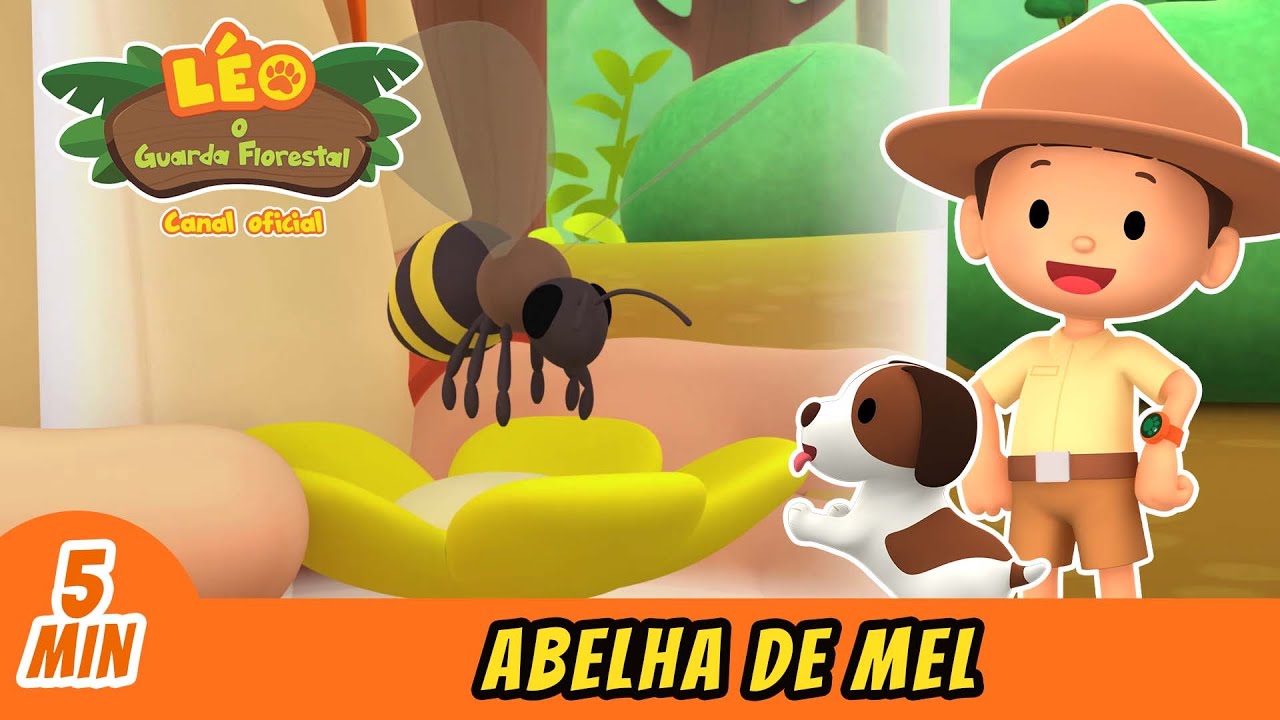 Abelha de Mel | Leo, O Guarda Florestal | Minisode | Animação
